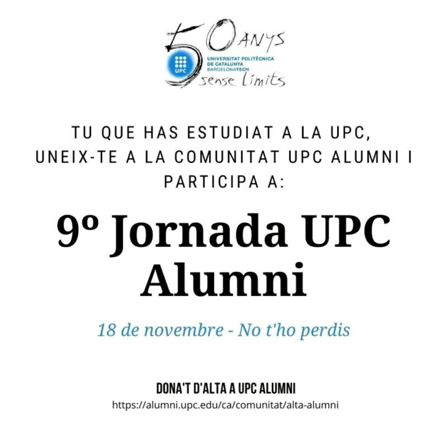 Suma’t a la 9a Jornada UPC Alumni ‘UPCE: Universitat, Pandèmia, Comunicacions i Empresa’