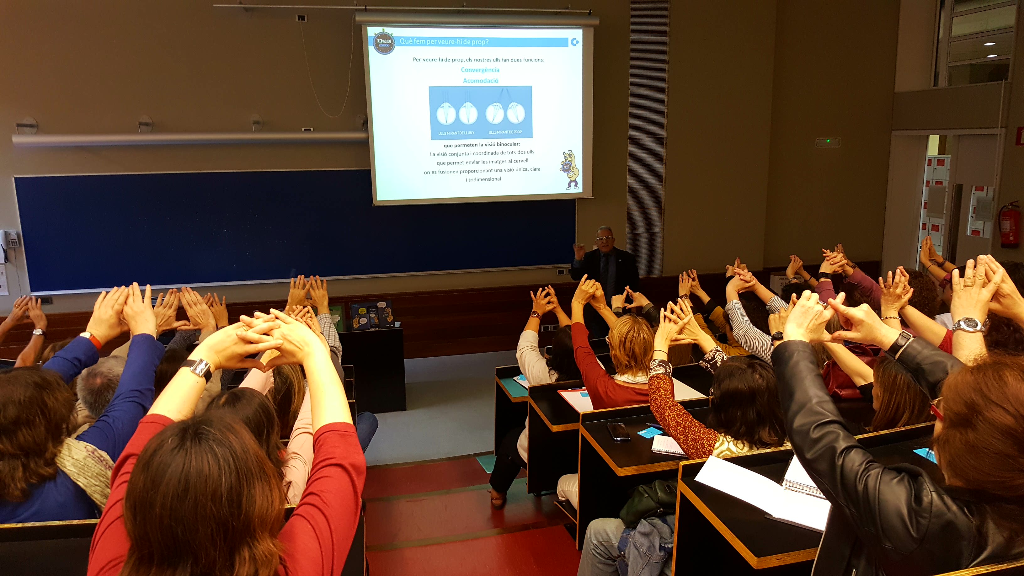 Presentem OKVision a la Universitat Pompeu Fabra