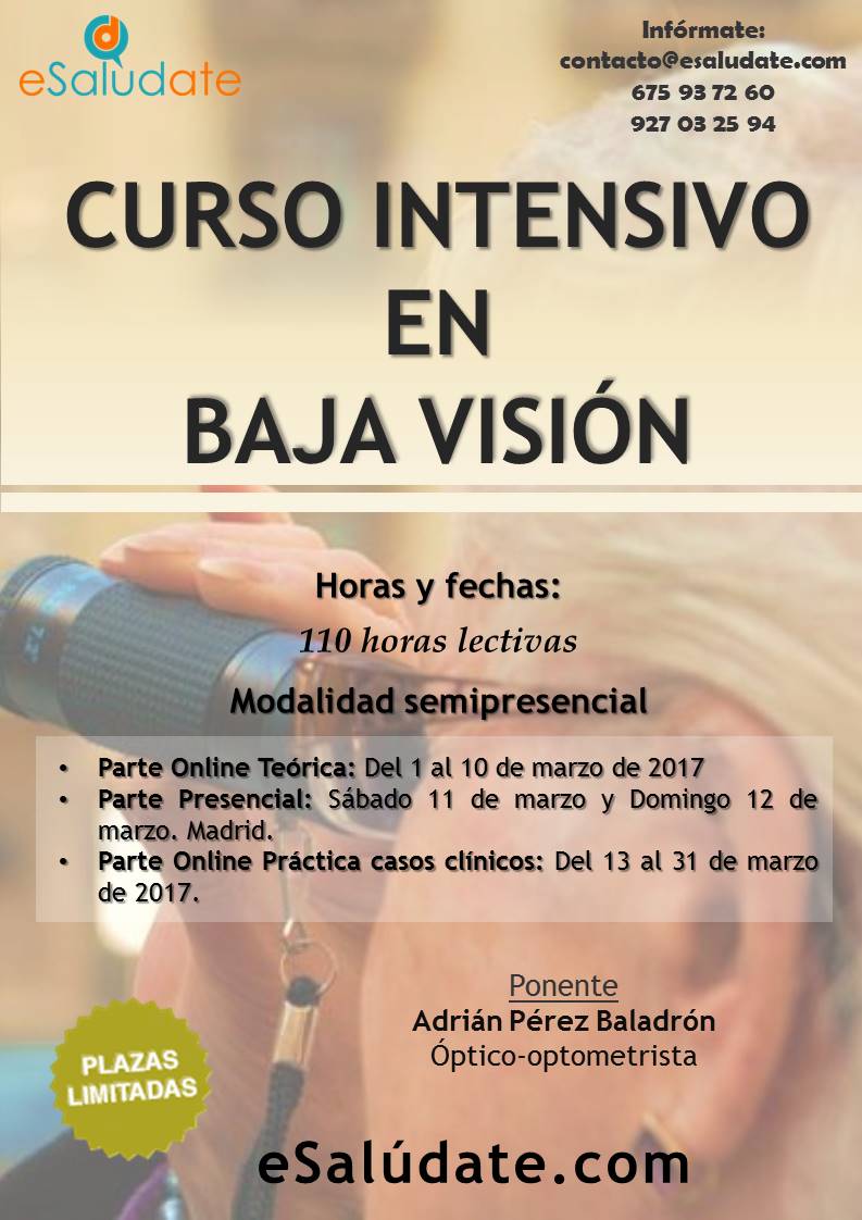 Formació intensiva en Baixa Visió per eSaludate