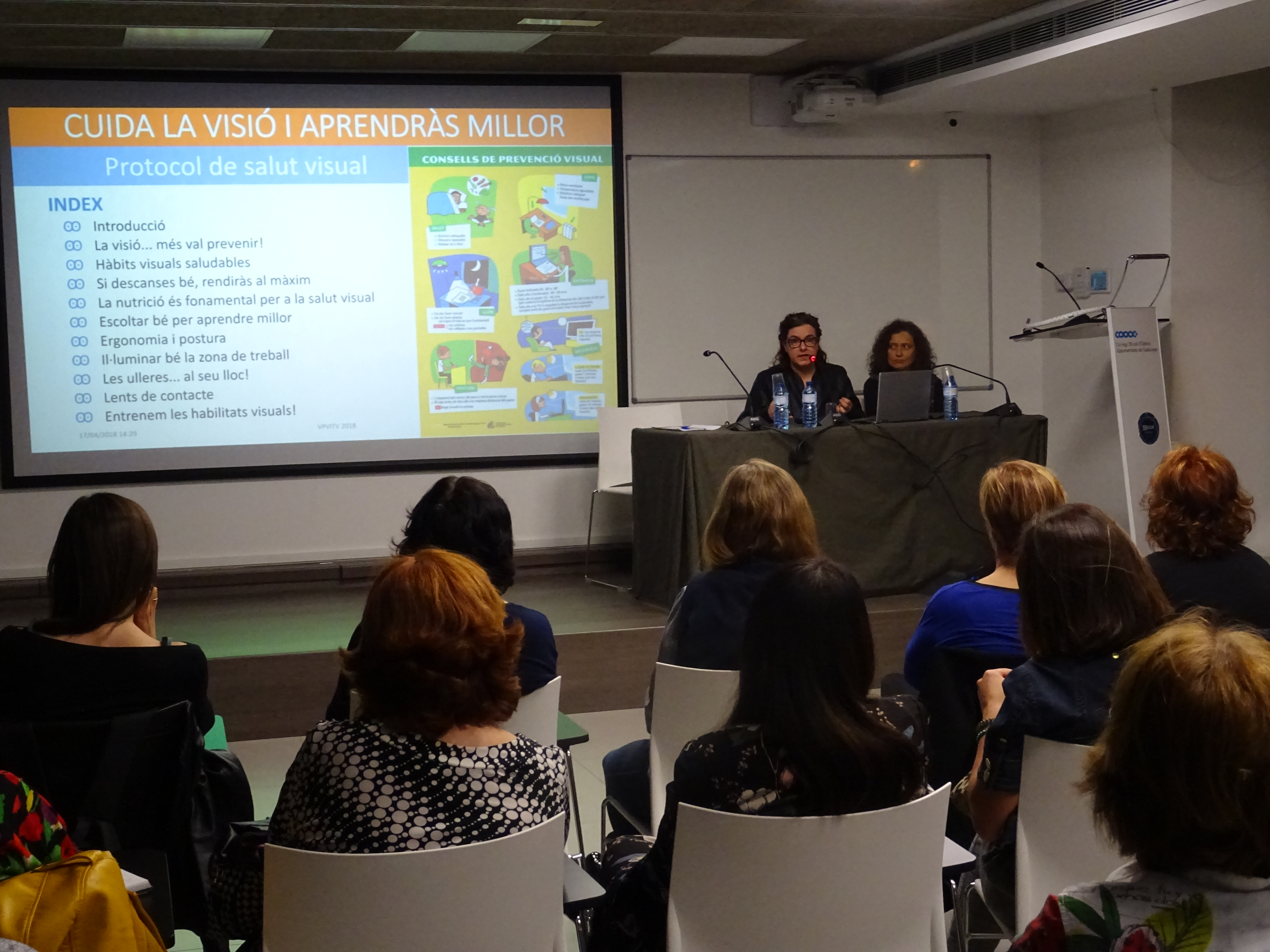 Apunta't a la campanya 'Cuida la visió i aprendràs millor'!