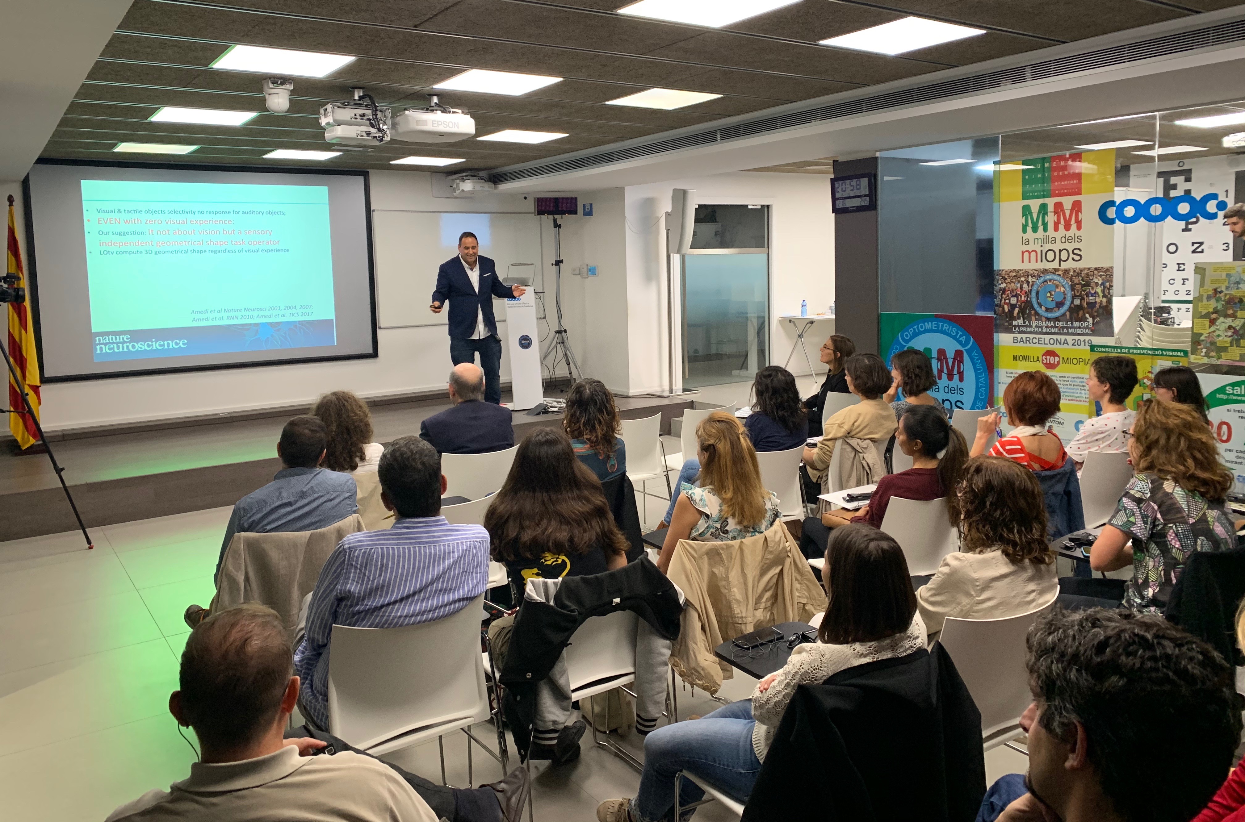 Ja pots gaudir de la conferència sobre neuroplasticitat del doctor Amir Amedi