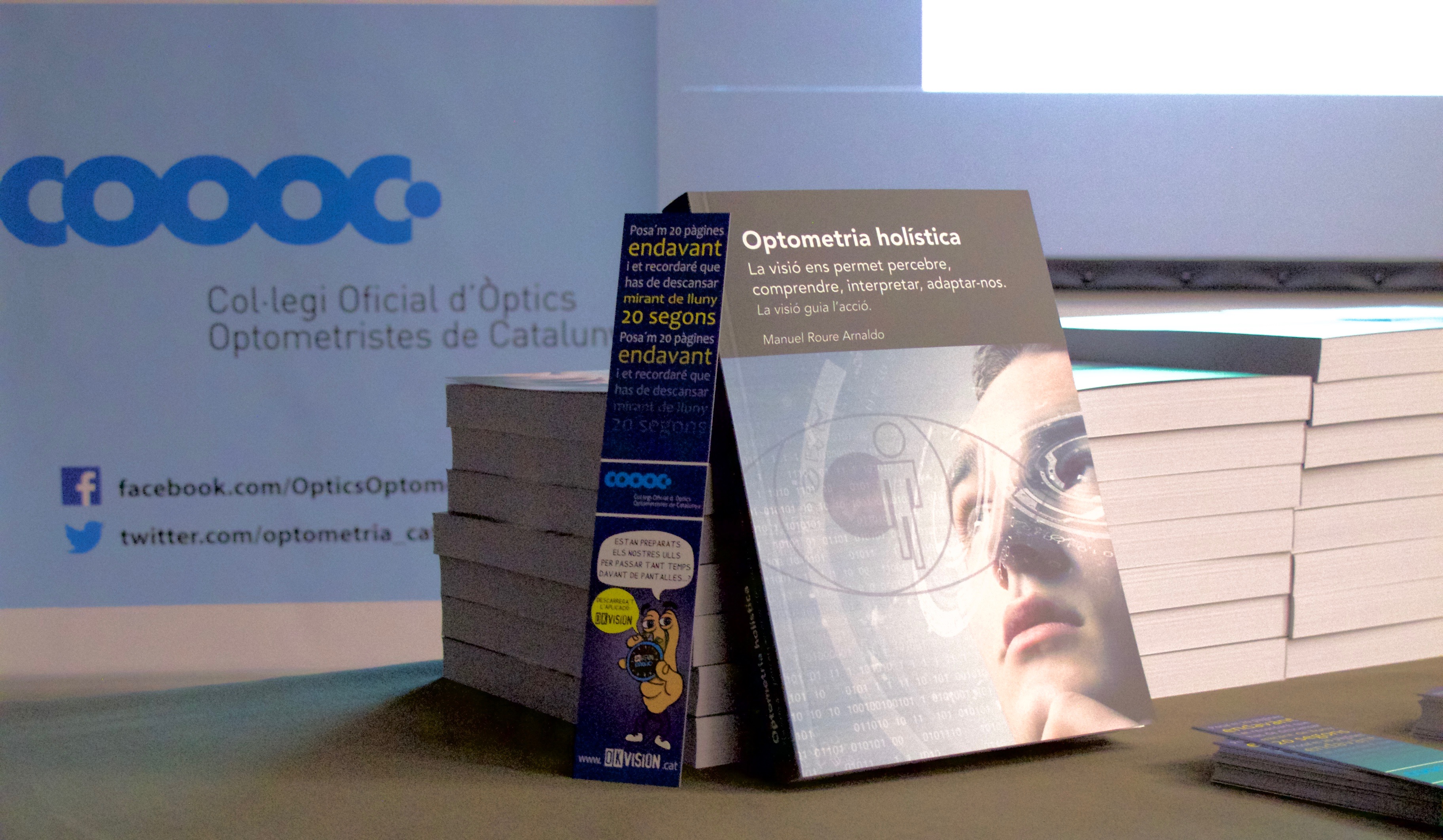 Vine a la presentació del llibre ‘Optometria holística’ a Tarragona