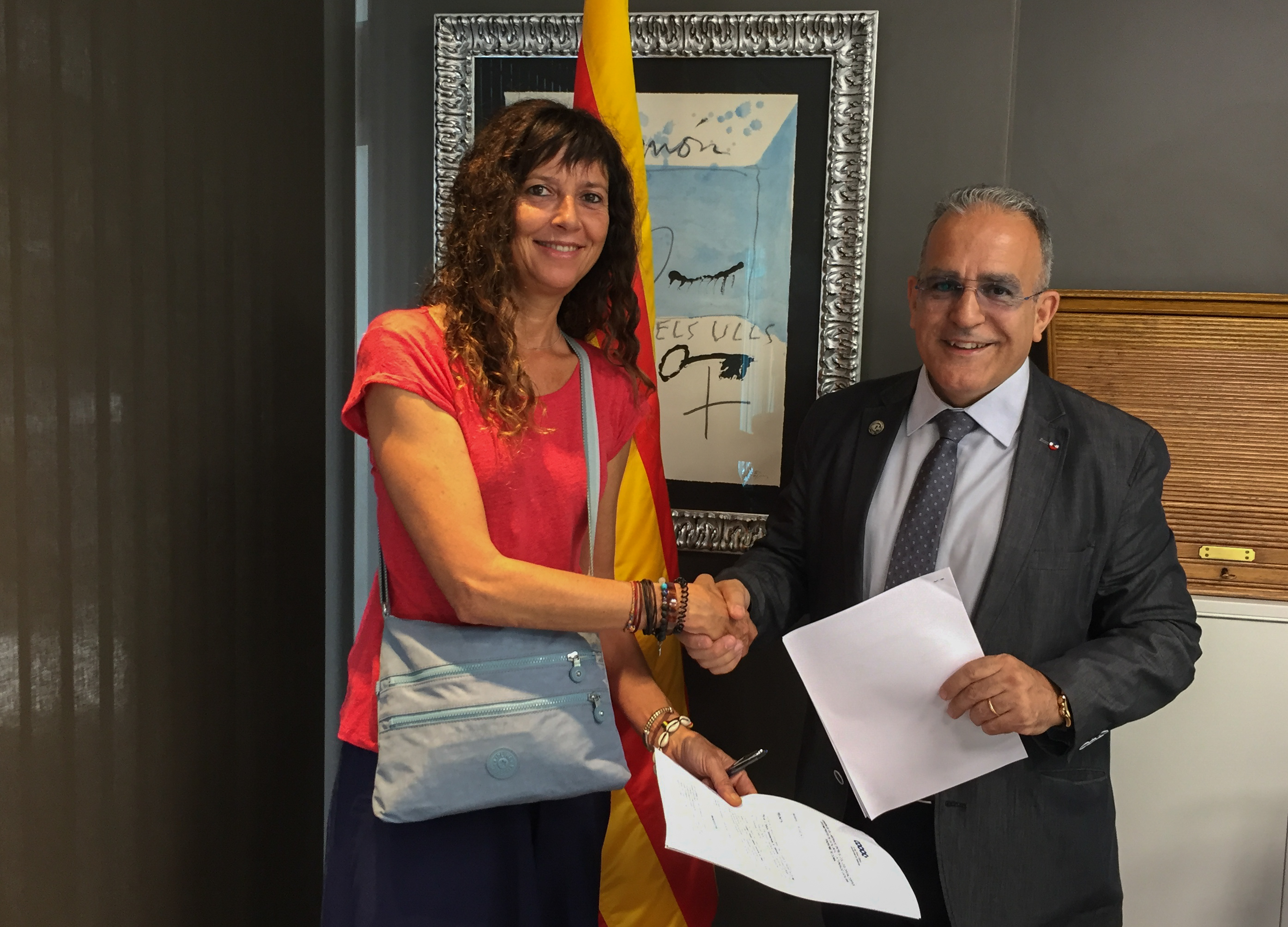 El Col·legi signa un conveni amb la Fundació Catalana Síndrome de Down