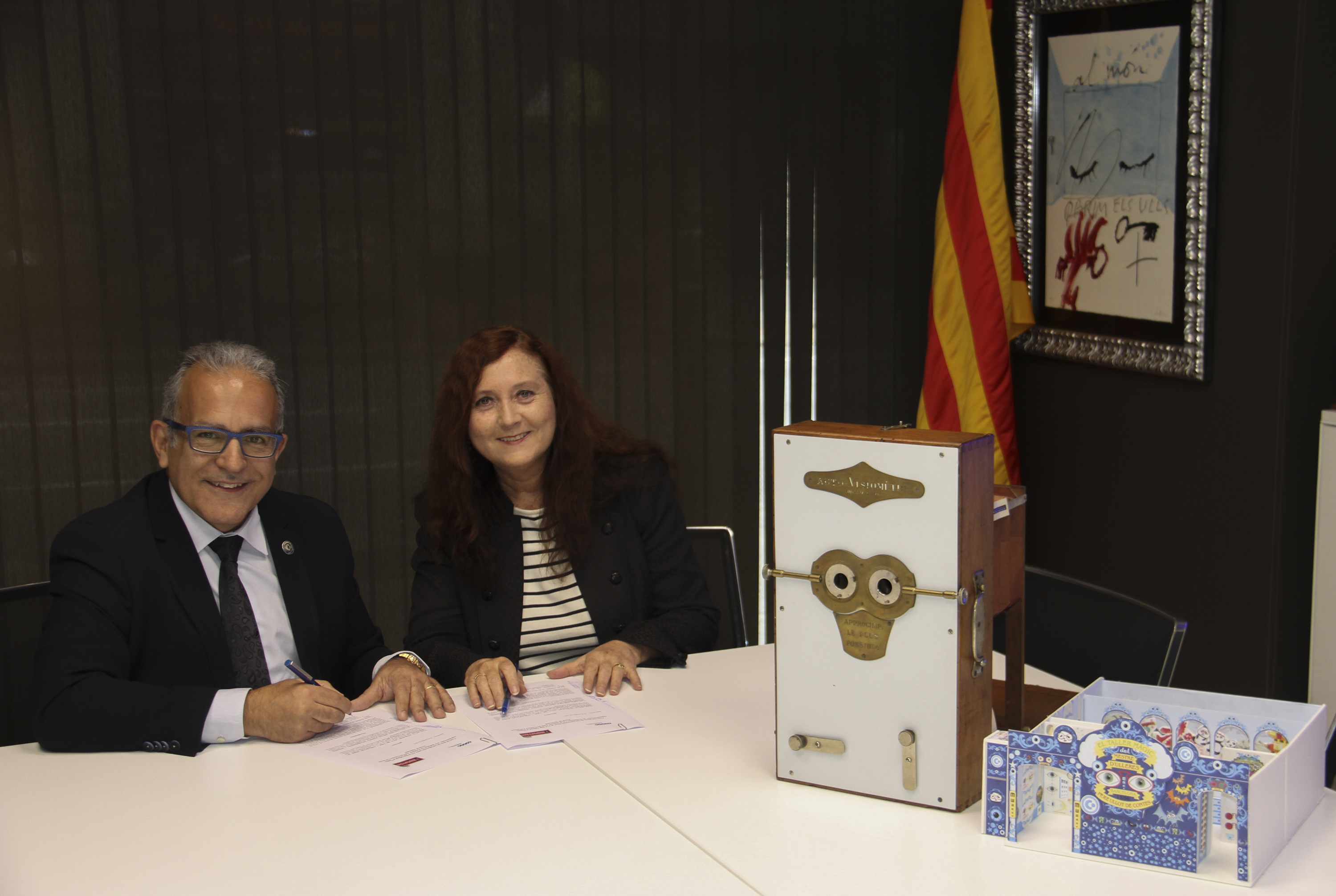 El Col·legi signa un conveni amb la Fundació Queraltó