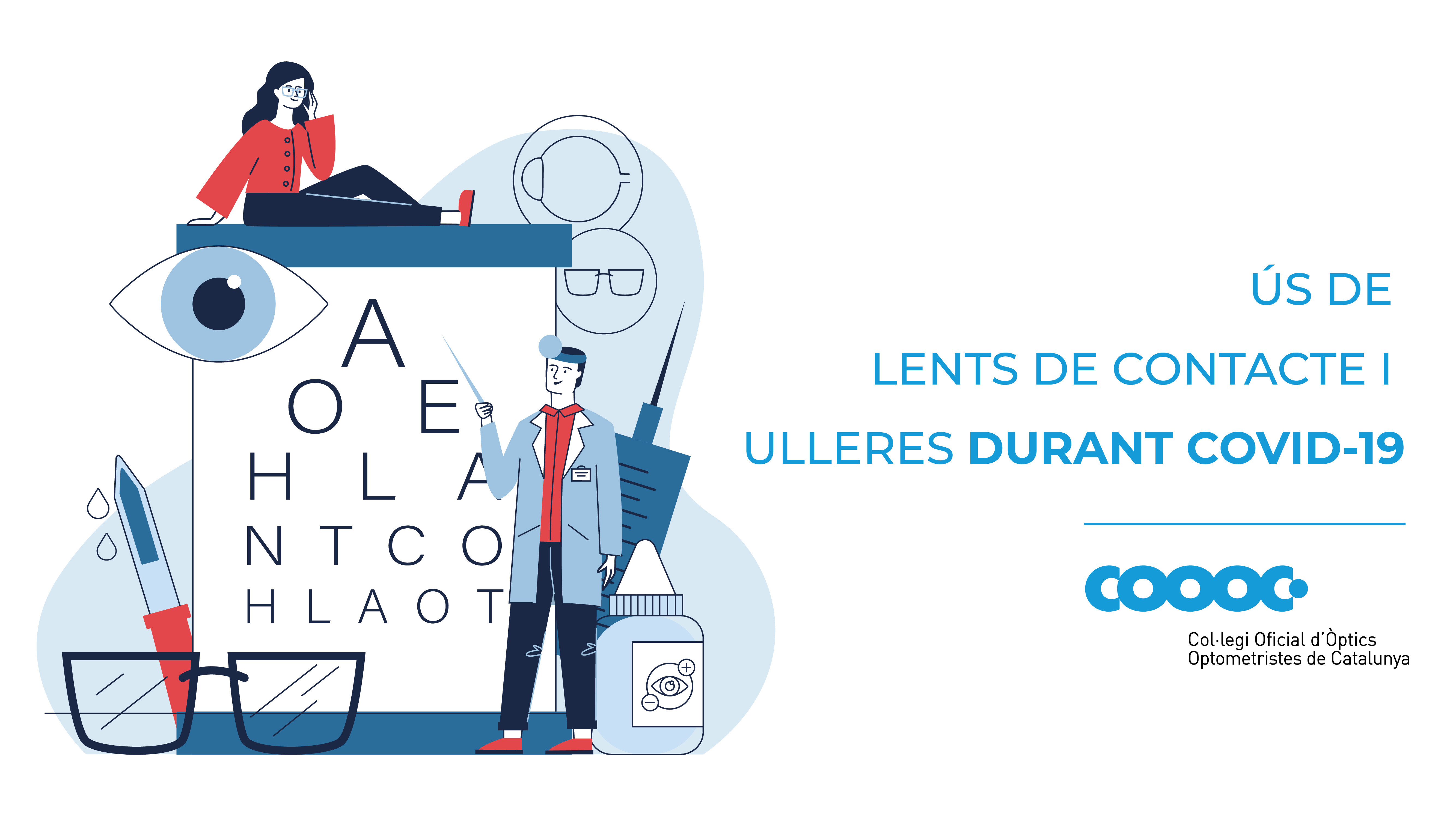 El COOOC ofereix recomanacions sobre l’ús i manteniment de les ulleres i les lents de contacte