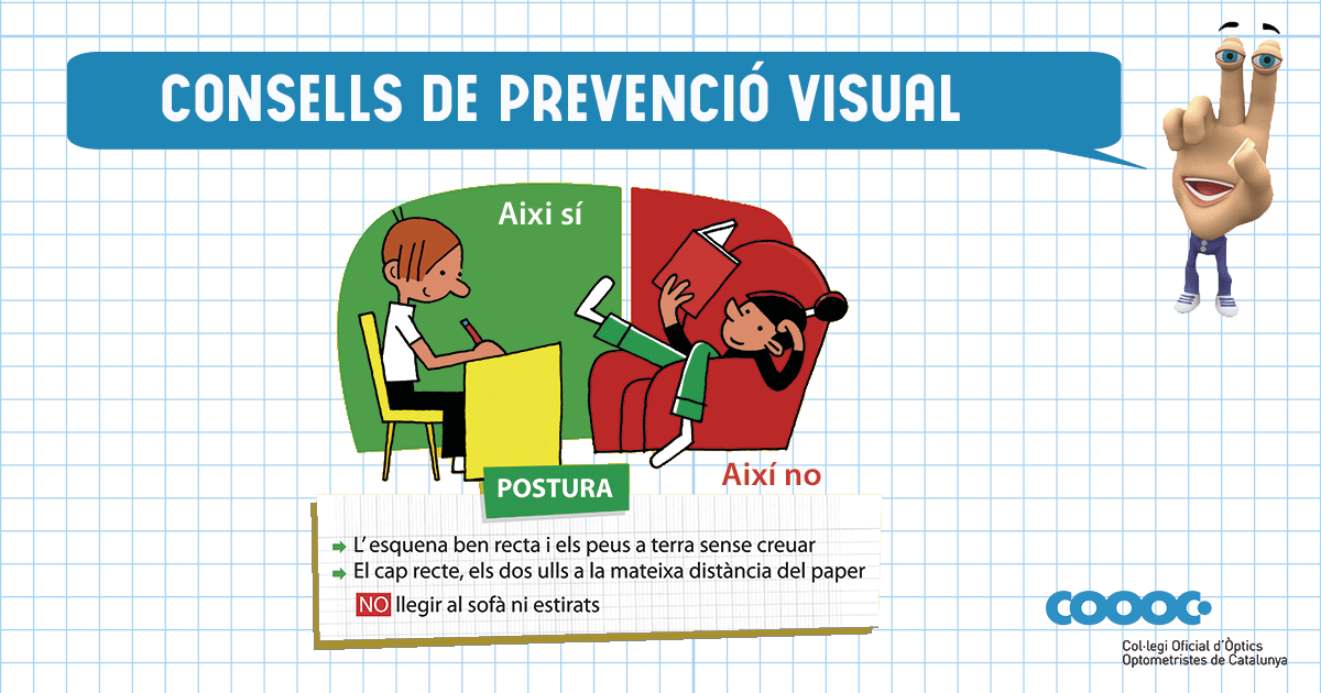 Suma’t a la campanya de conscienciació de salut visual infantil a les xarxes socials