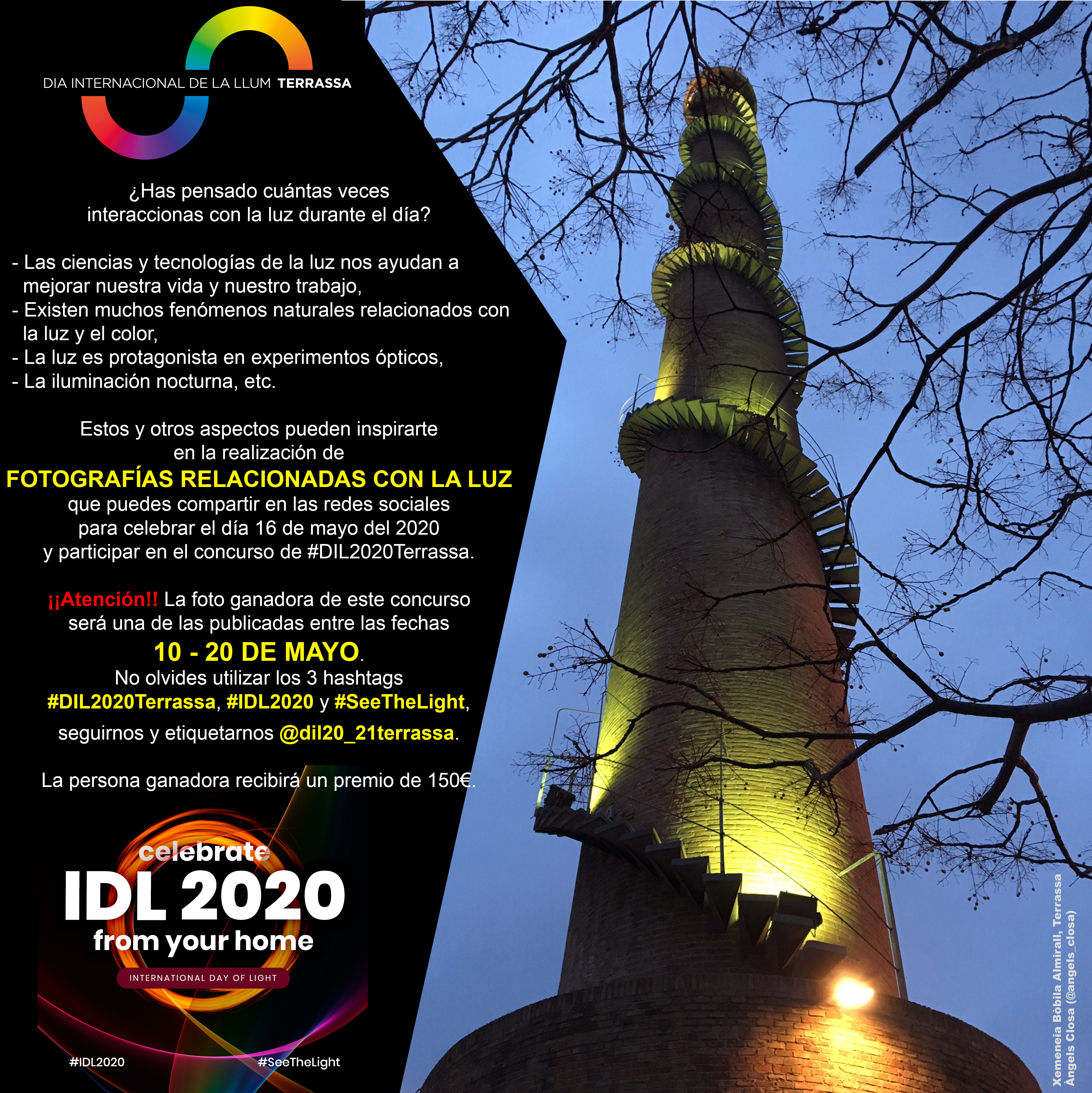 Celebrem el Dia Internacional de la Llum des de casa!