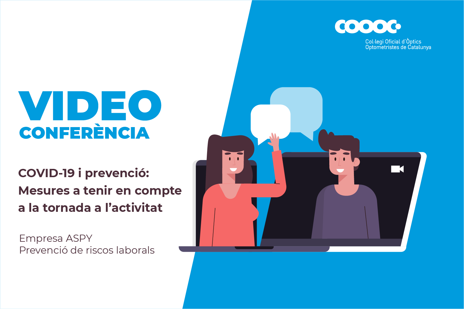 [AFORAMENT COMPLET] Webinar COVID-19 i prevenció per a la tornada a l'activitat